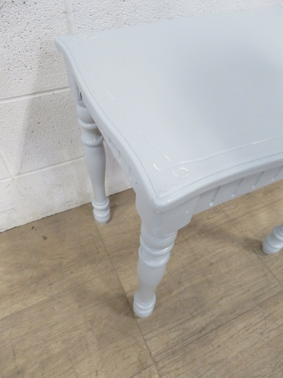 Side Table Painted in Gray