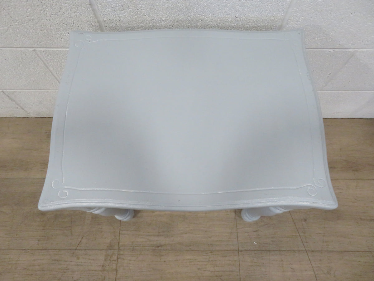 Side Table Painted in Gray