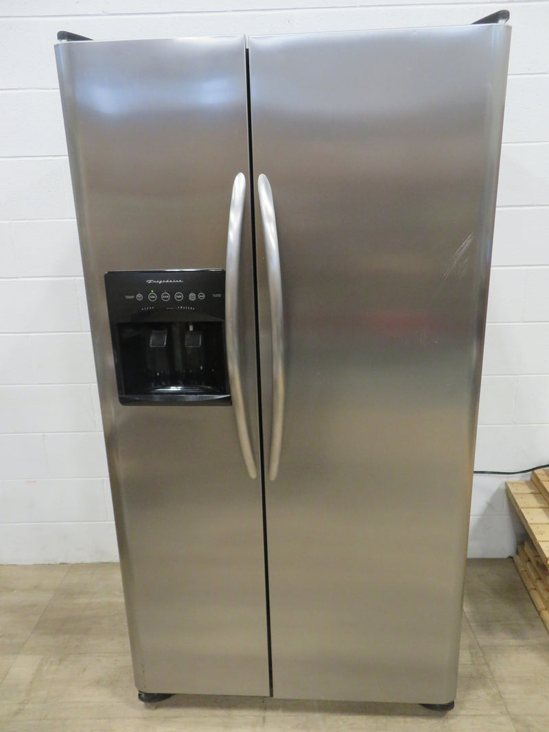 36" Stainless Steel Side by Side Fridge Freezer with Ice Maker