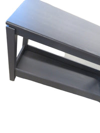 39"W black Table