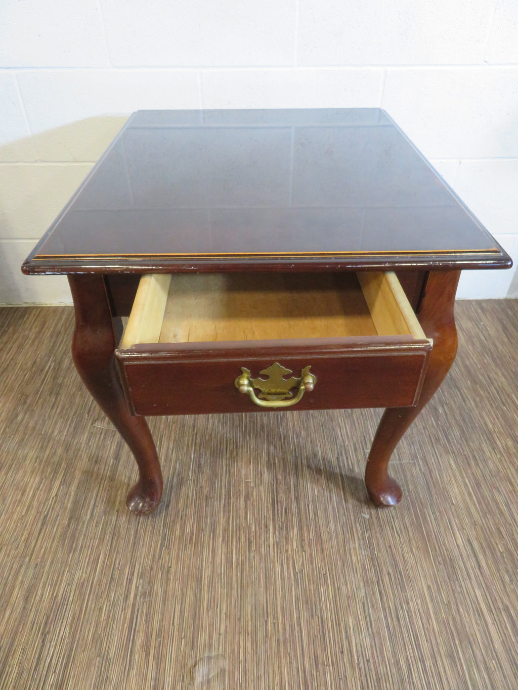 1-Drawer Wood Side Table