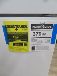 30"W 18.3 Cu Ft Top Freezer Refrigerator in White