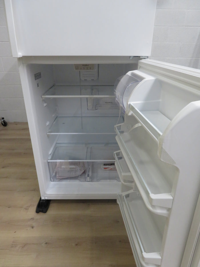 30"W 18.3 Cu Ft Top Freezer Refrigerator in White