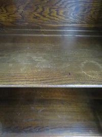 38"W 1-Piece Solid Wood China Cabinet with Glass Door