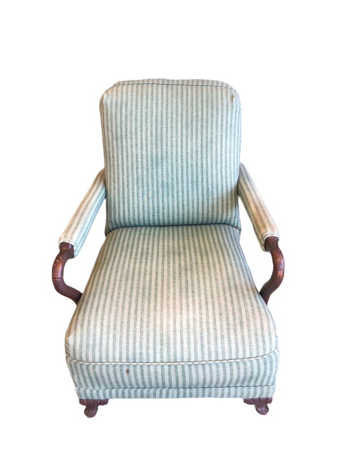 Antique Jade Platform Reclining Armchair