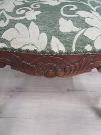 25"W Vintage Throne Armchair