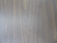 Brown Folding Table with Metal Frame