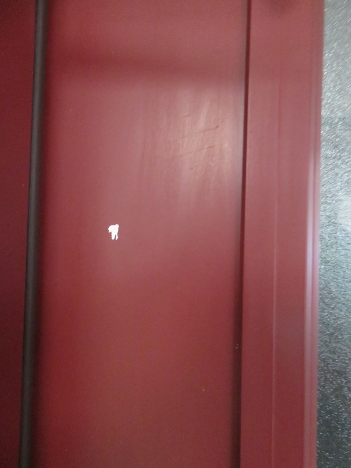 36"W Pre-Hung Door in Burgundy Vinyl