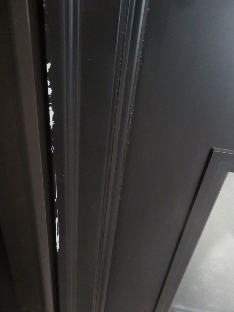 36"W Pre-Hung Door with Side Lite in Black Vinyl