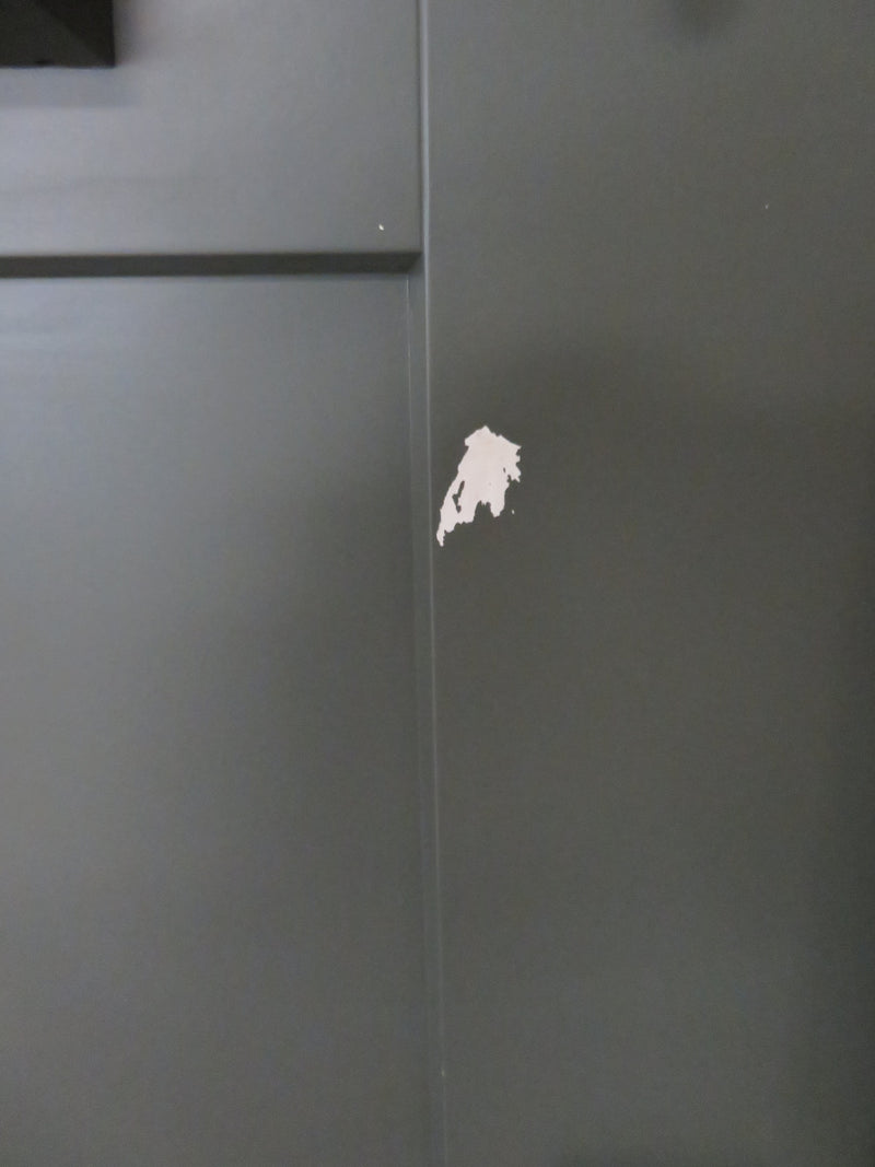 36"W Pre-Hung Door with Side Lite in Olive Gray Vinyl