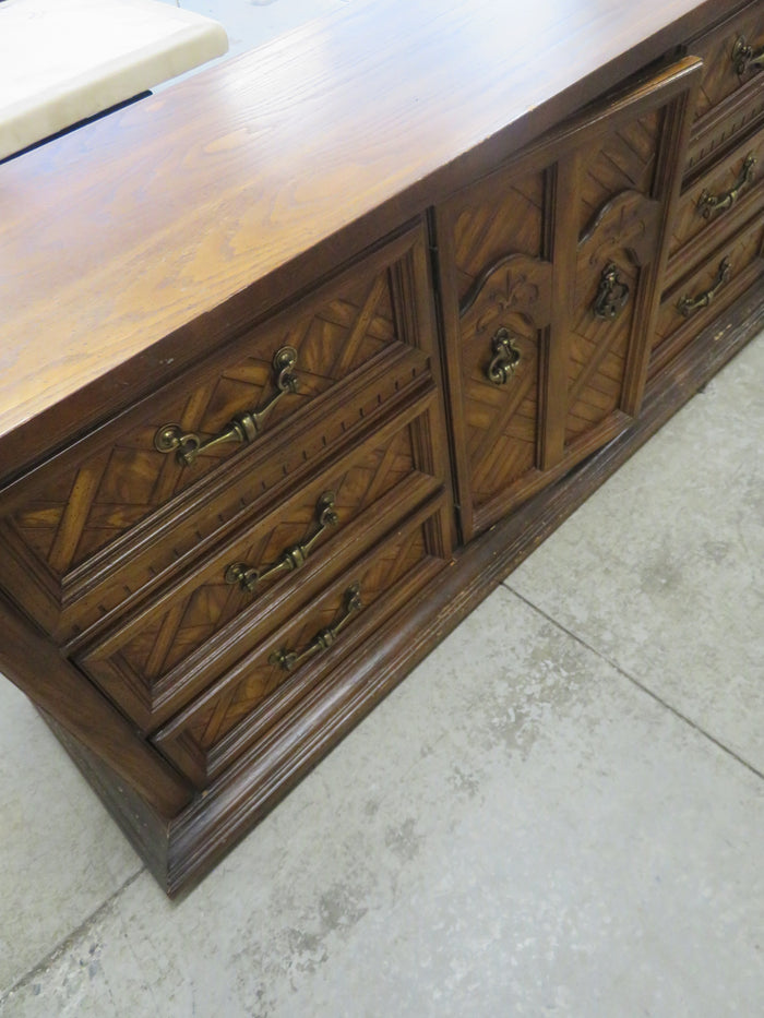 70"W 9-Drawer Dresser in Wood