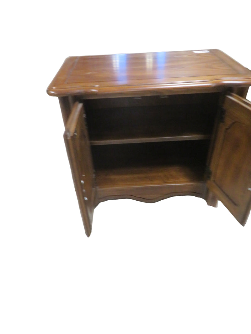 27"W Wooden Side Table