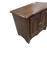 27"W Wooden Side Table