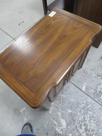 27"W Wooden Side Table