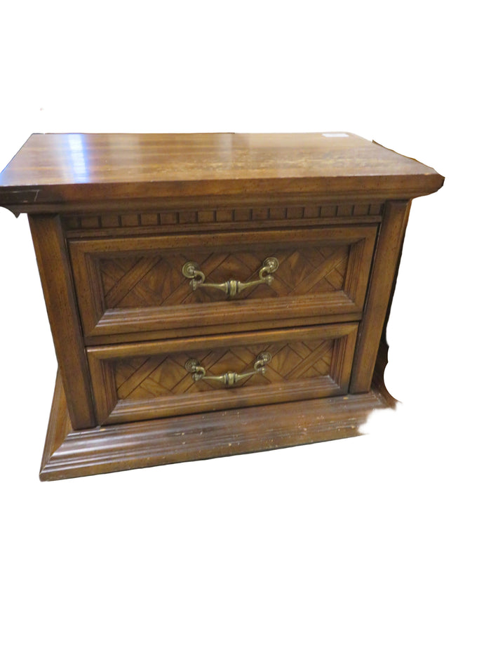 28.5"W Wooden Side Table