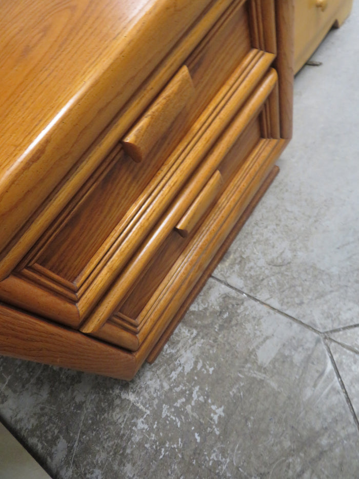 26"W Wooden Side Table