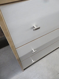 32"W 3-Drawer White Dresser