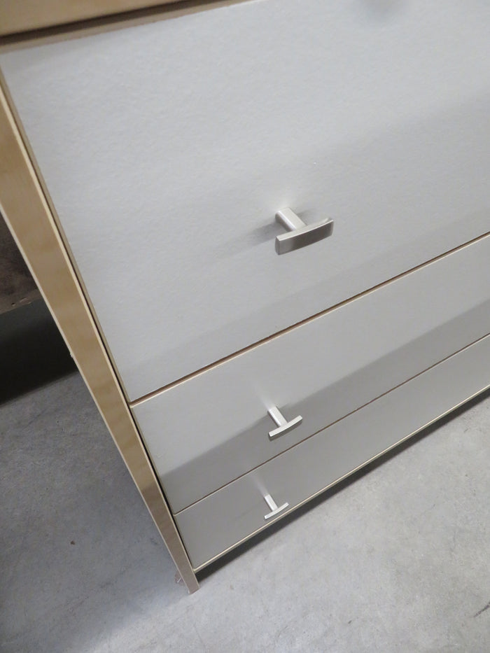 32"W 3-Drawer White Dresser