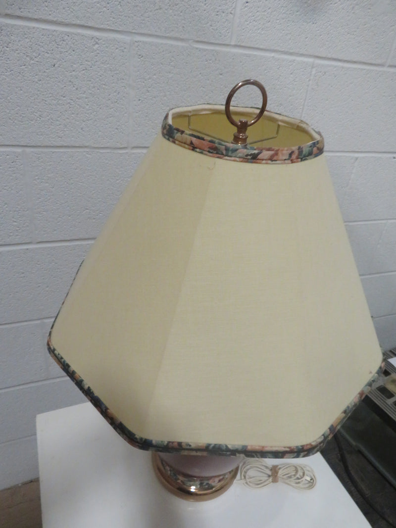 25.5"H Cheery Red Table Lamp