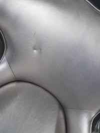 32"W Silver Armchair