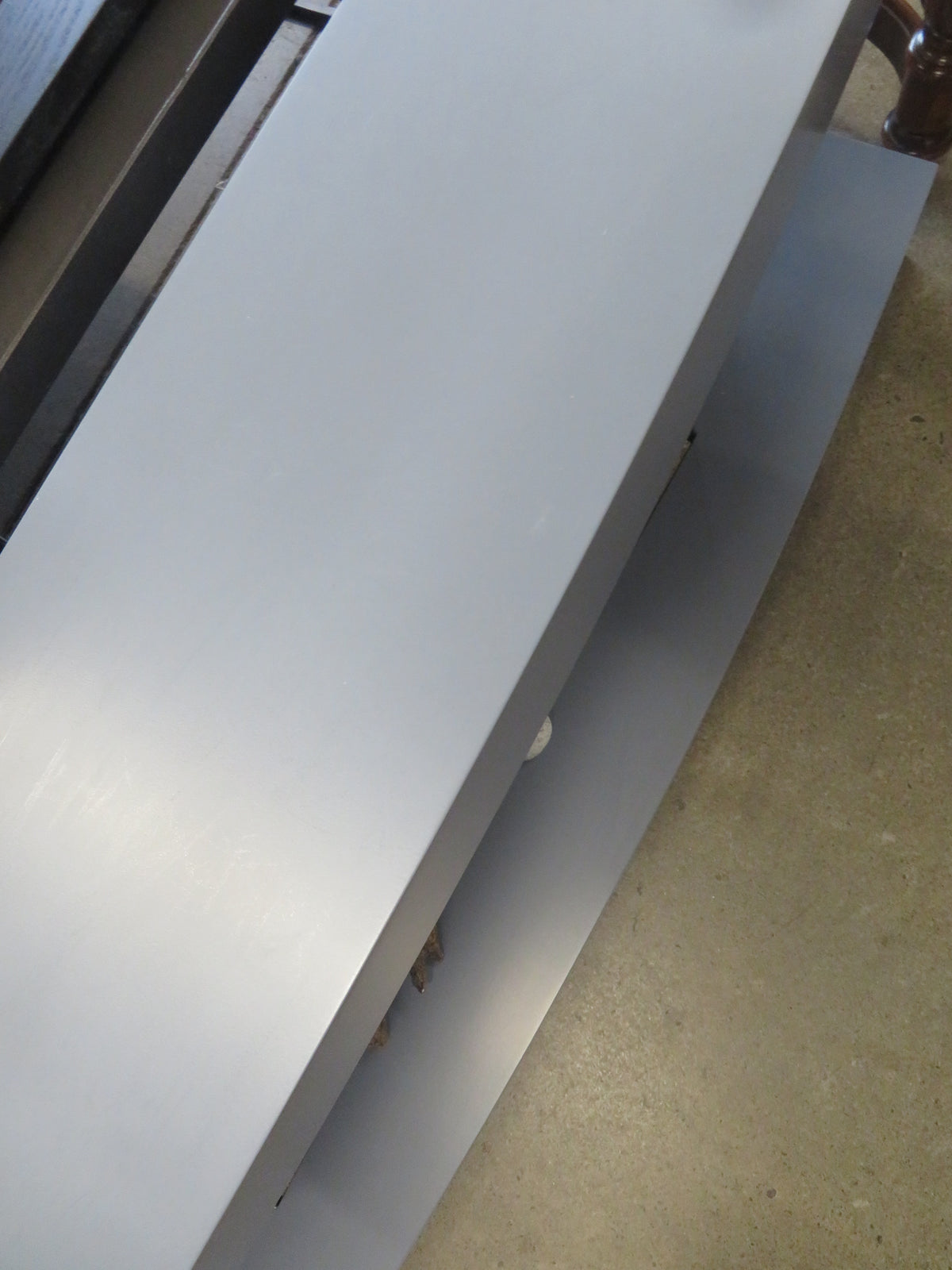 47"W Grey Decorative Fireplace