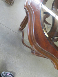 25"W x 25"D Round Table With Glass Top