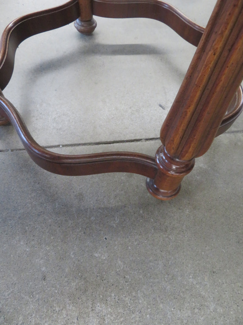 25"W x 25"D Round Table With Glass Top
