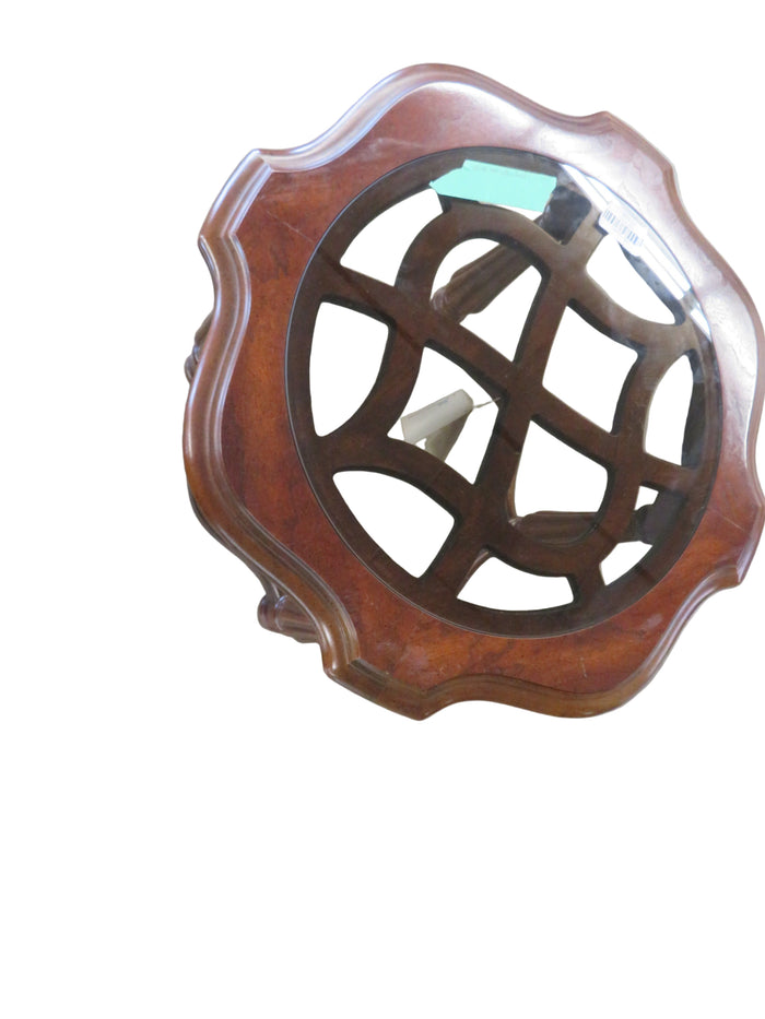 25"W x 25"D Round Table With Glass Top