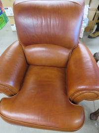 Brown Leather Armchair