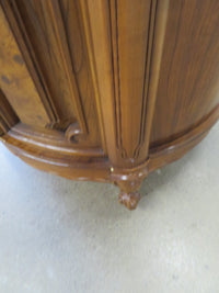 26"W X 26"D Round Wooden Table + Drawer