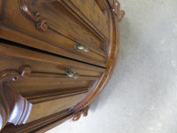 26"W X 26"D Round Wooden Table + Drawer