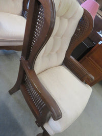24.5"W Vintage-Style Accent Chair