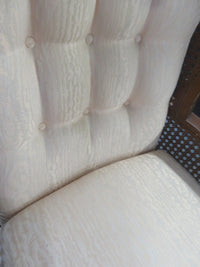 24.5"W Vintage-Style Accent Chair