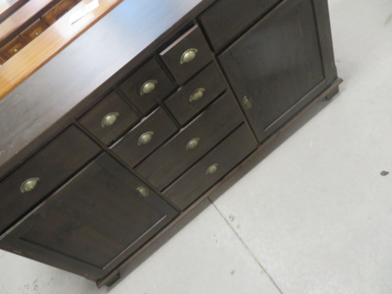 65"W Wooden Sideboard With 11-Drawers In different Size