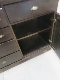 65"W Wooden Sideboard With 11-Drawers In different Size