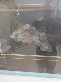 40"W Modern Relief Art - Framed