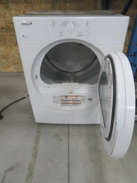 27"W Electric Front Load Dryer in White