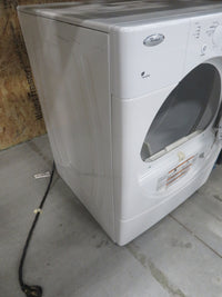 27"W Electric Front Load Dryer in White