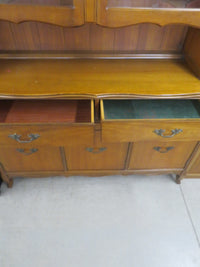 52"W 2-Piece Wooden Sideboard and Hutch