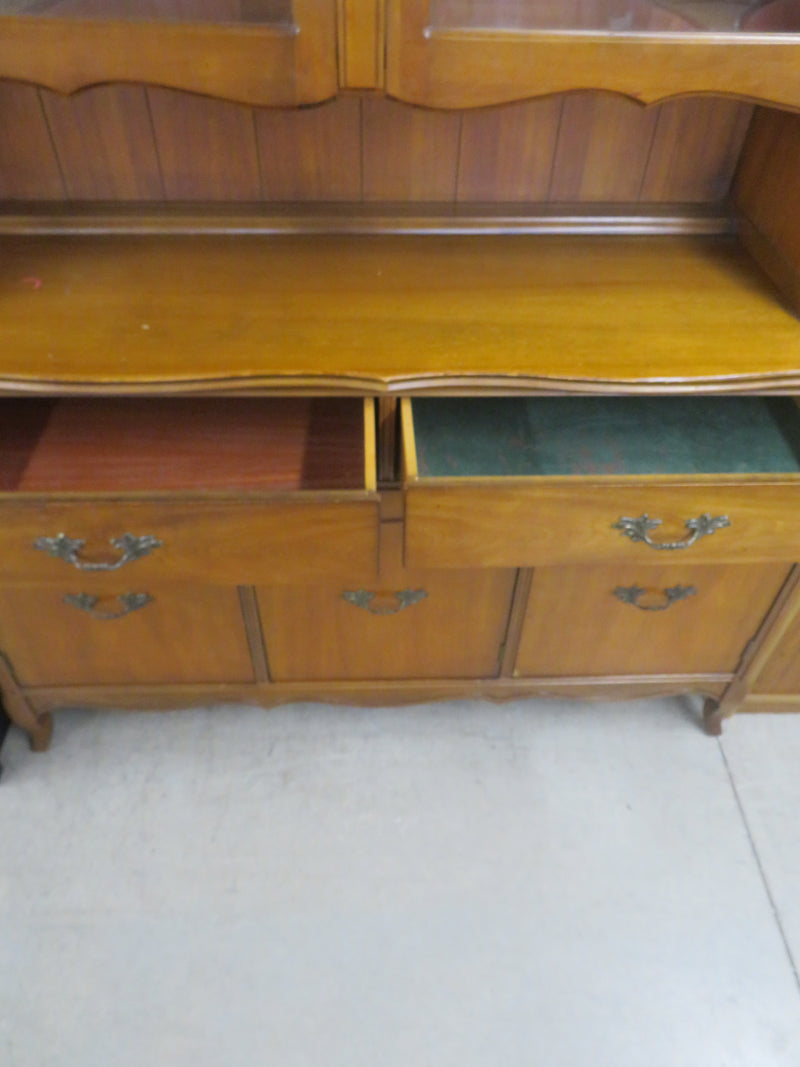 52"W 2-Piece Wooden Sideboard and Hutch