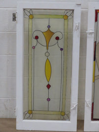 Faux Stained Glass Windows - Set of 3