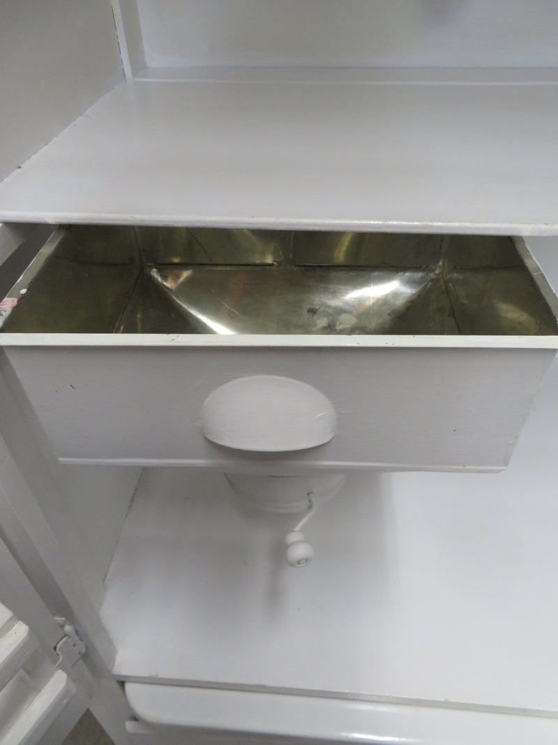 34.5"W 1-Piece Vintage Country Kitchen Cabinet