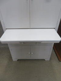 34.5"W 1-Piece Vintage Country Kitchen Cabinet