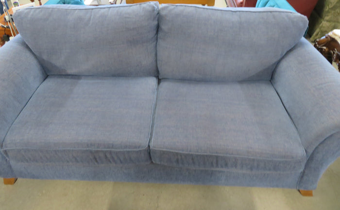 Chambray Blue Two-Seat Sofa