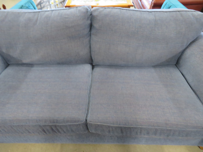 Chambray Blue Two-Seat Sofa