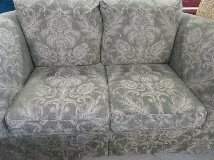 Greenish Floral Love-seat