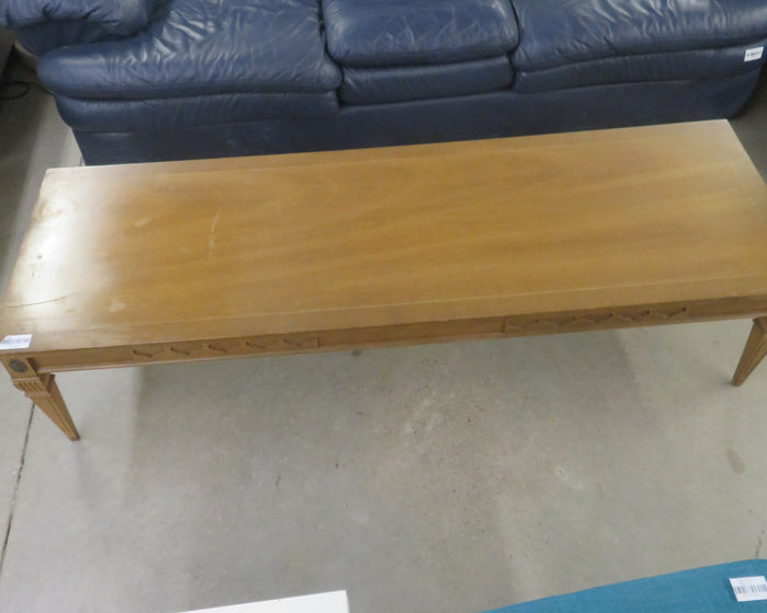 66"W Wooden Coffee Table
