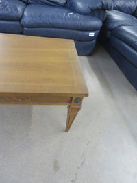 66"W Wooden Coffee Table