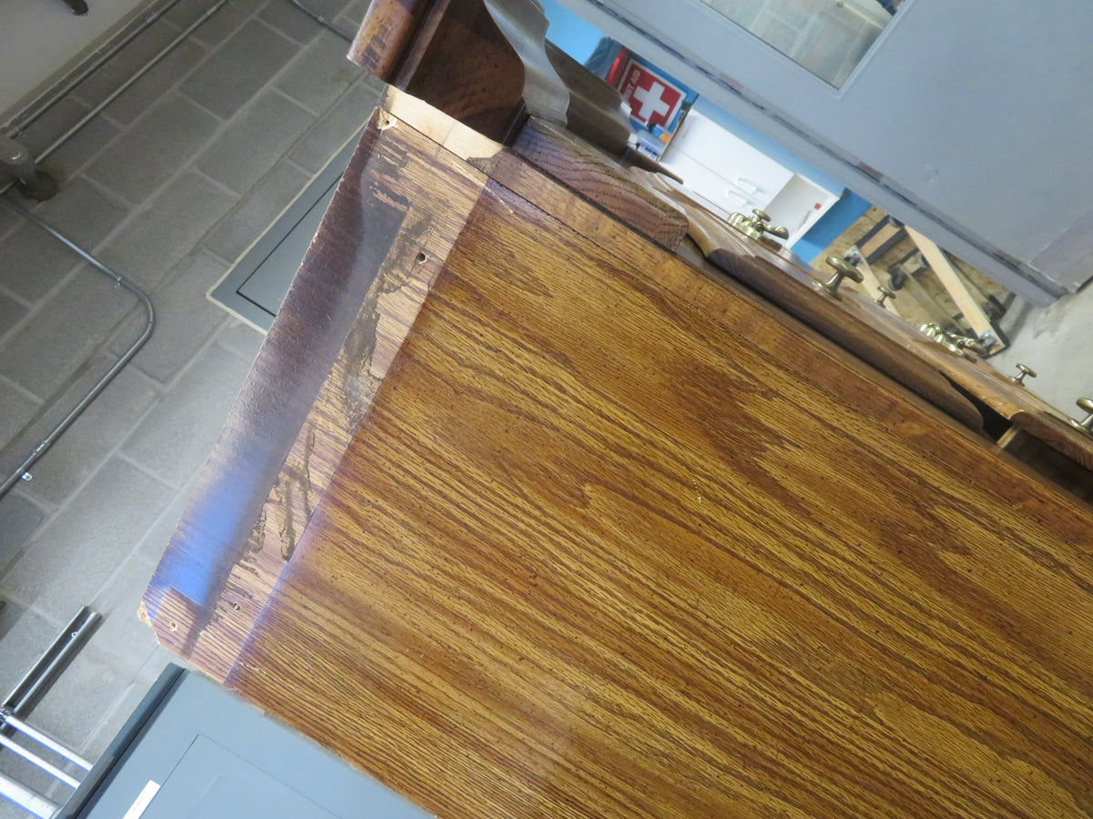 44"W Antique-Style Wooden Dresser