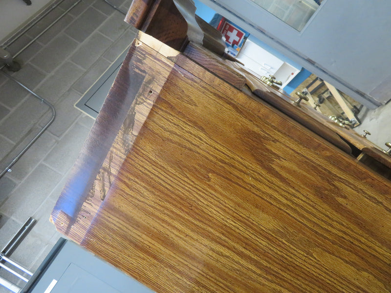 44"W Antique-Style Wooden Dresser